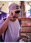 BuDUNKpest Classic Snapback szürke/fekete