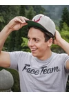 Face Team Classic Snapback szürke/gesztenyebarna