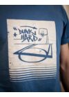Kék Dunk Hard póló (S)