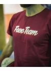 Bordó Original Face Team póló