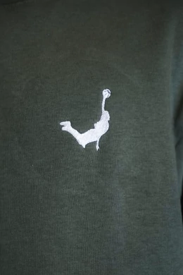 Oliva hímzett pulóver (S)