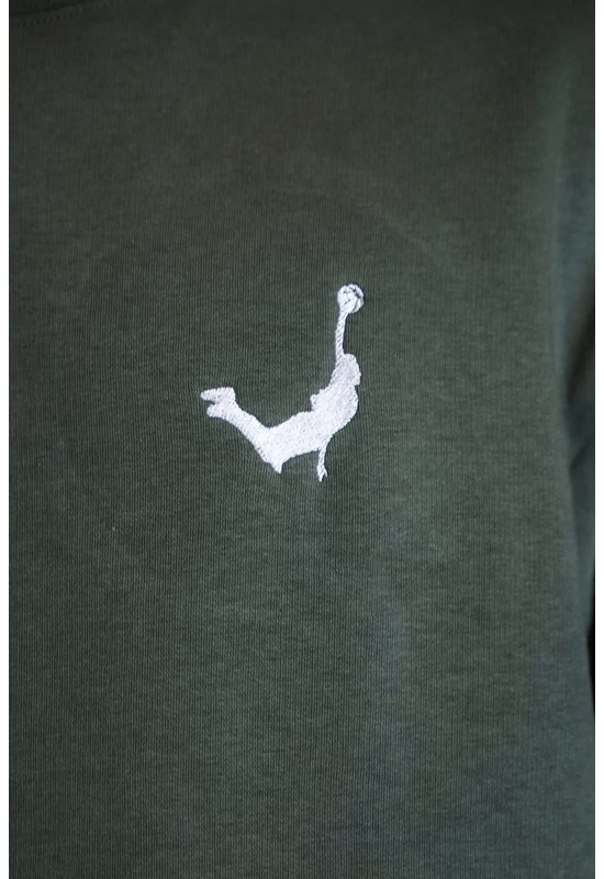 Oliva hímzett pulóver (S)