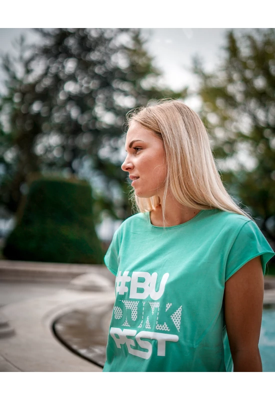 Zöld BuDUNKpest póló (152)