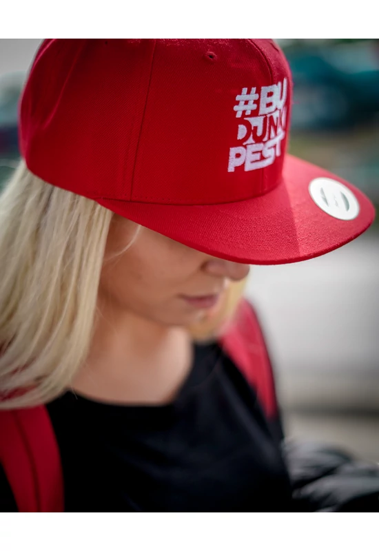 BuDUNKpest Classic Snapback piros