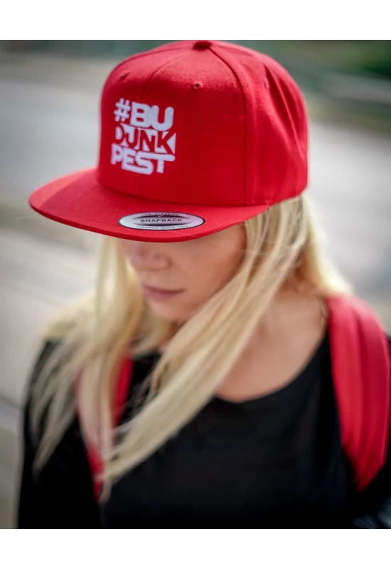 BuDUNKpest Classic Snapback piros