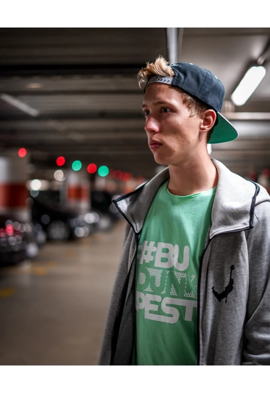 BuDUNKpest Classic Snapback fekete/ezüst