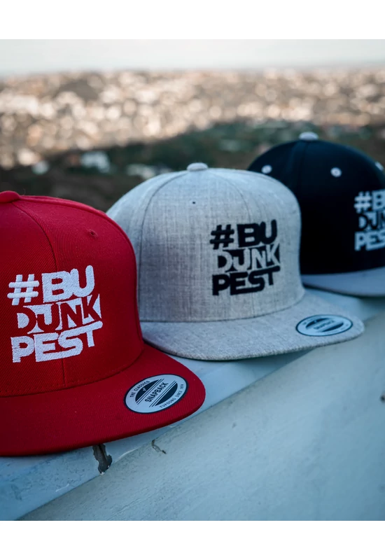 BuDUNKpest Classic Snapback piros