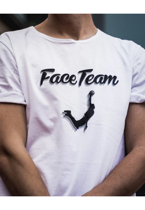Fehér Original Face Team póló