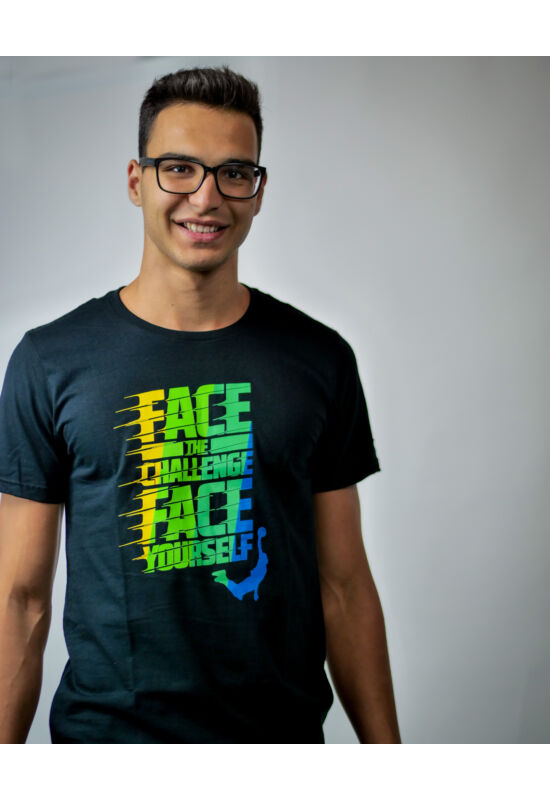 Fekete Face Team póló